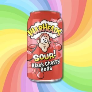 Warheads fekete cseresznye ízű savanyú szévsavas ital