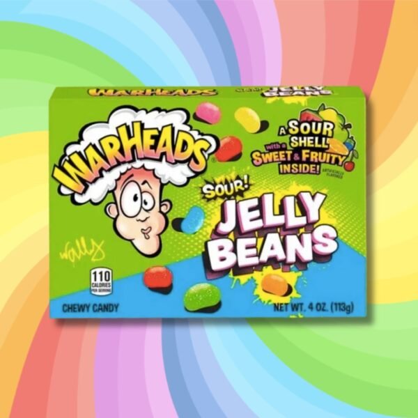 Warheads Jelly Beans savanyú cukorkák