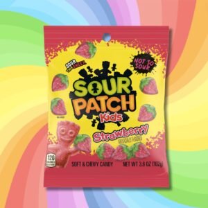 Sour Patch Kids eper ízű savanyú gumicukor